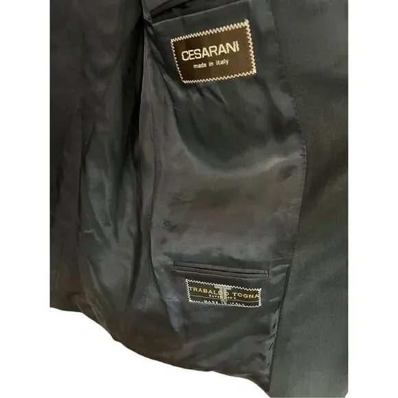 Cesarani navy blazer made in Italy nwt - Picture 4 of 6